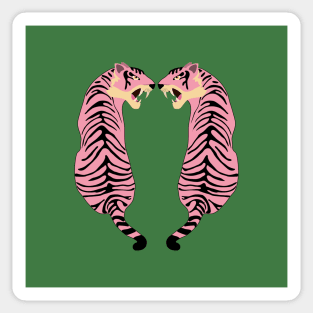 Pink tigers Sticker